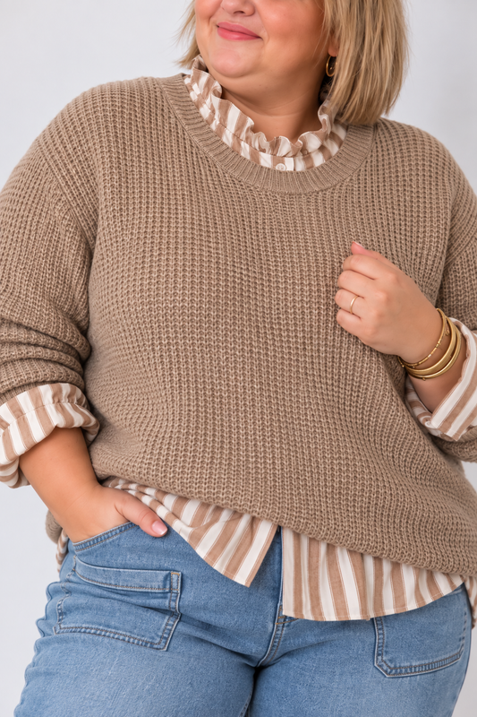 PULL CORANE BEIGE