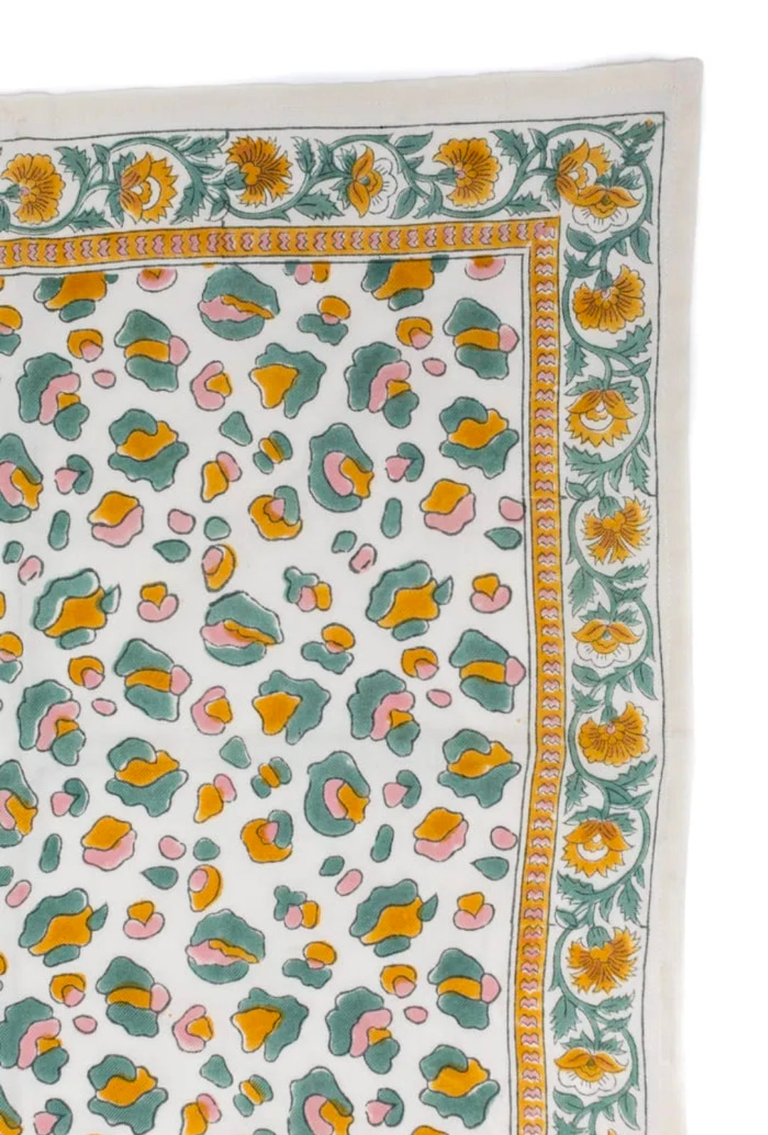 FOULARD PM ROSA LEOPARD SAUGE