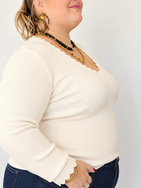 PULL VICTOIRE ECRU