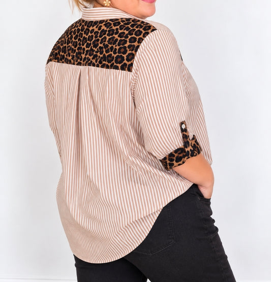 CHEMISE KILA BEIGE