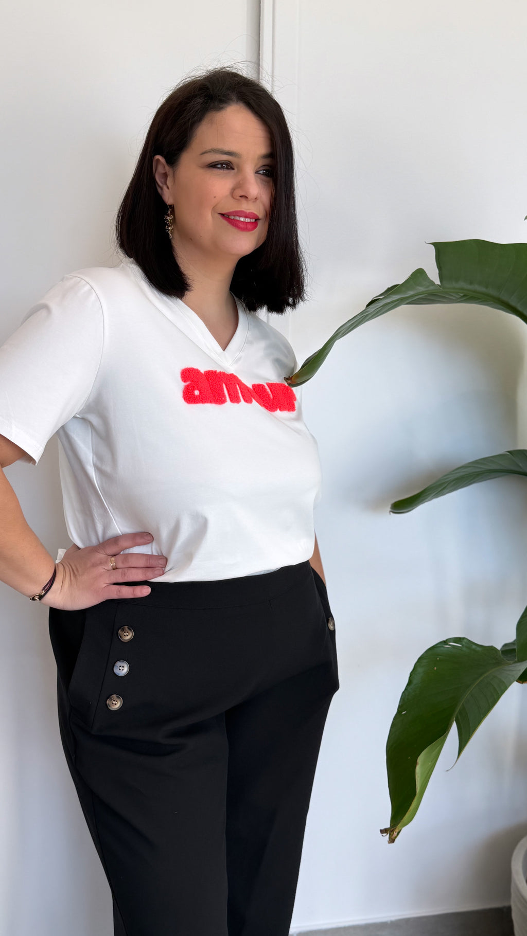 T-SHIRT AMOUR ROSE