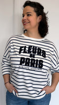 T-SHIRT MARINIERE FRANCE CECIL