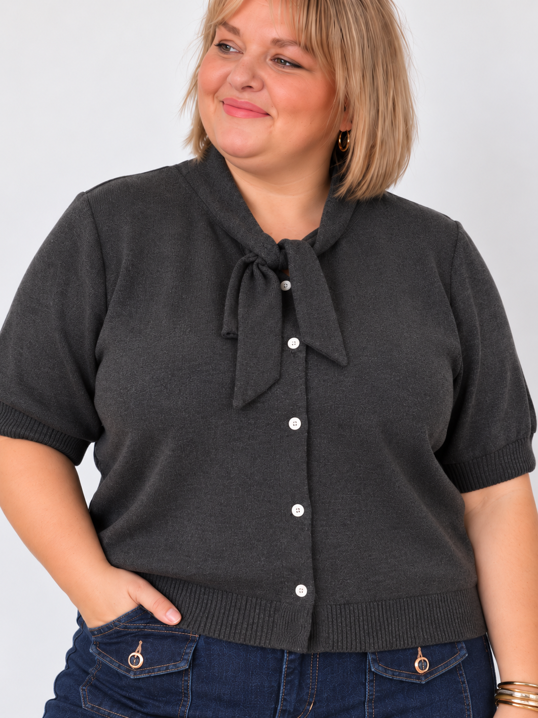 GILET MARION CHOCO