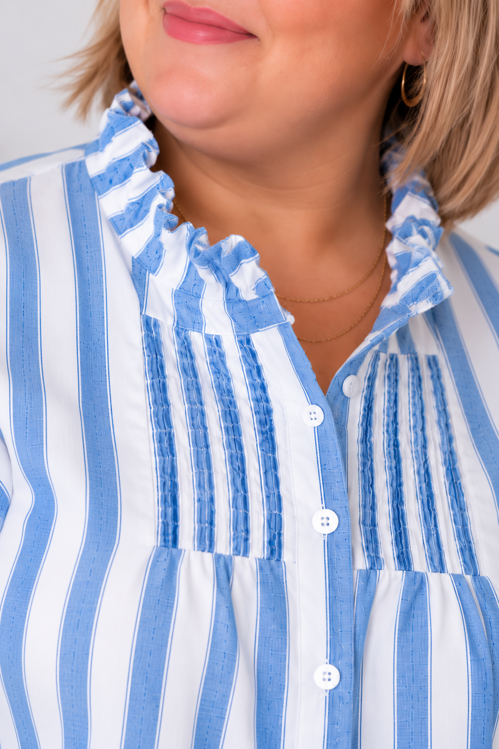 CHEMISE SOLENE BLEU