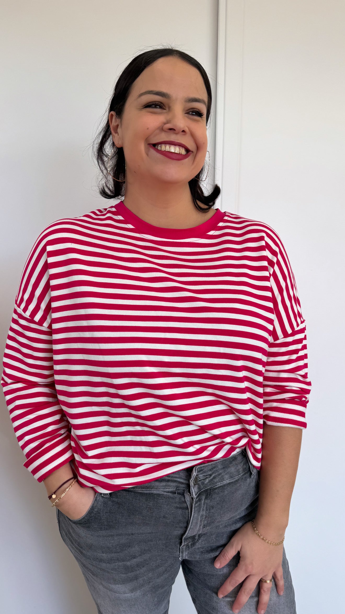 T-SHIRT MARIA  RAYÉ ROSE