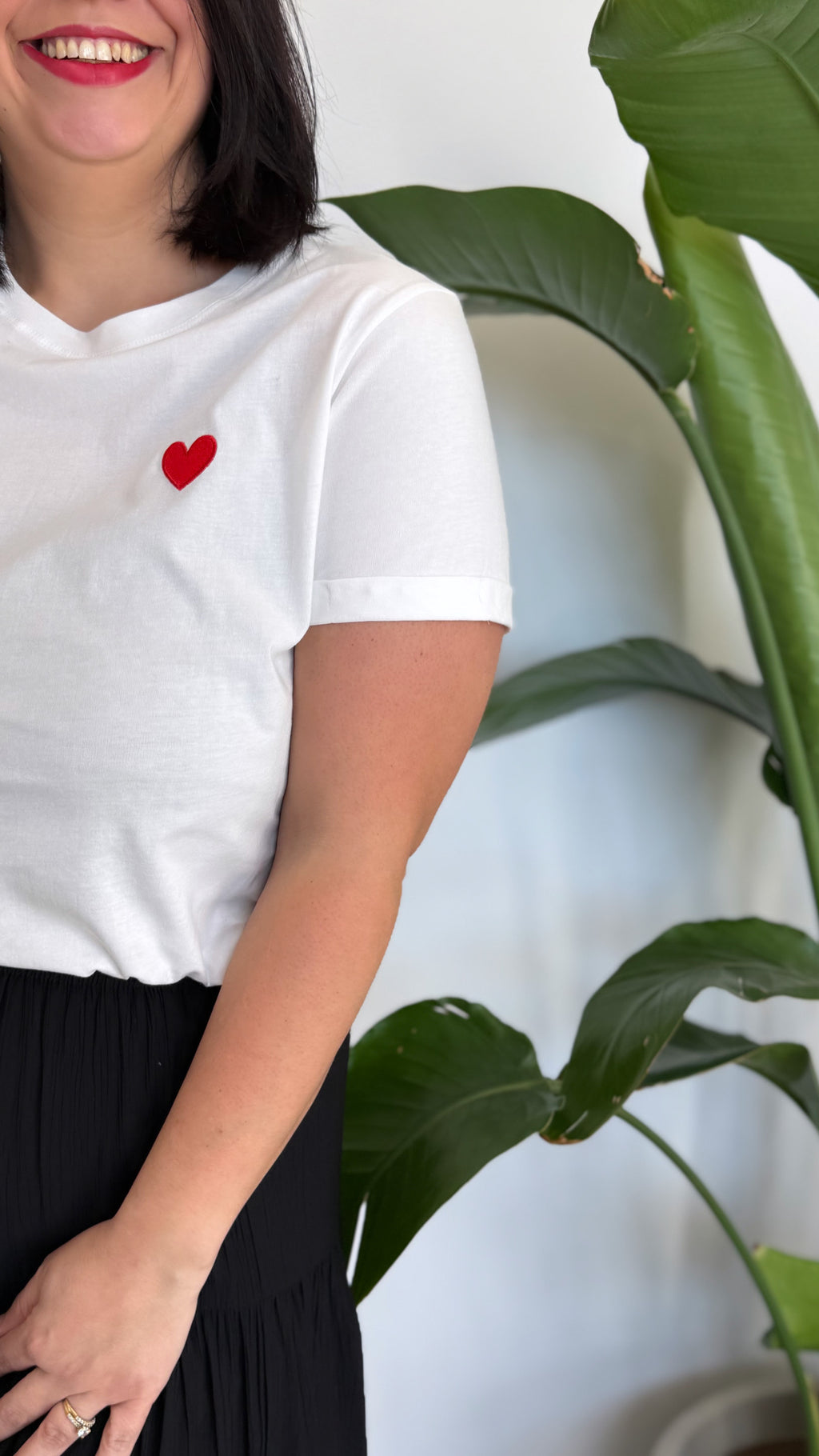 T-SHIRT EMA BLANC
