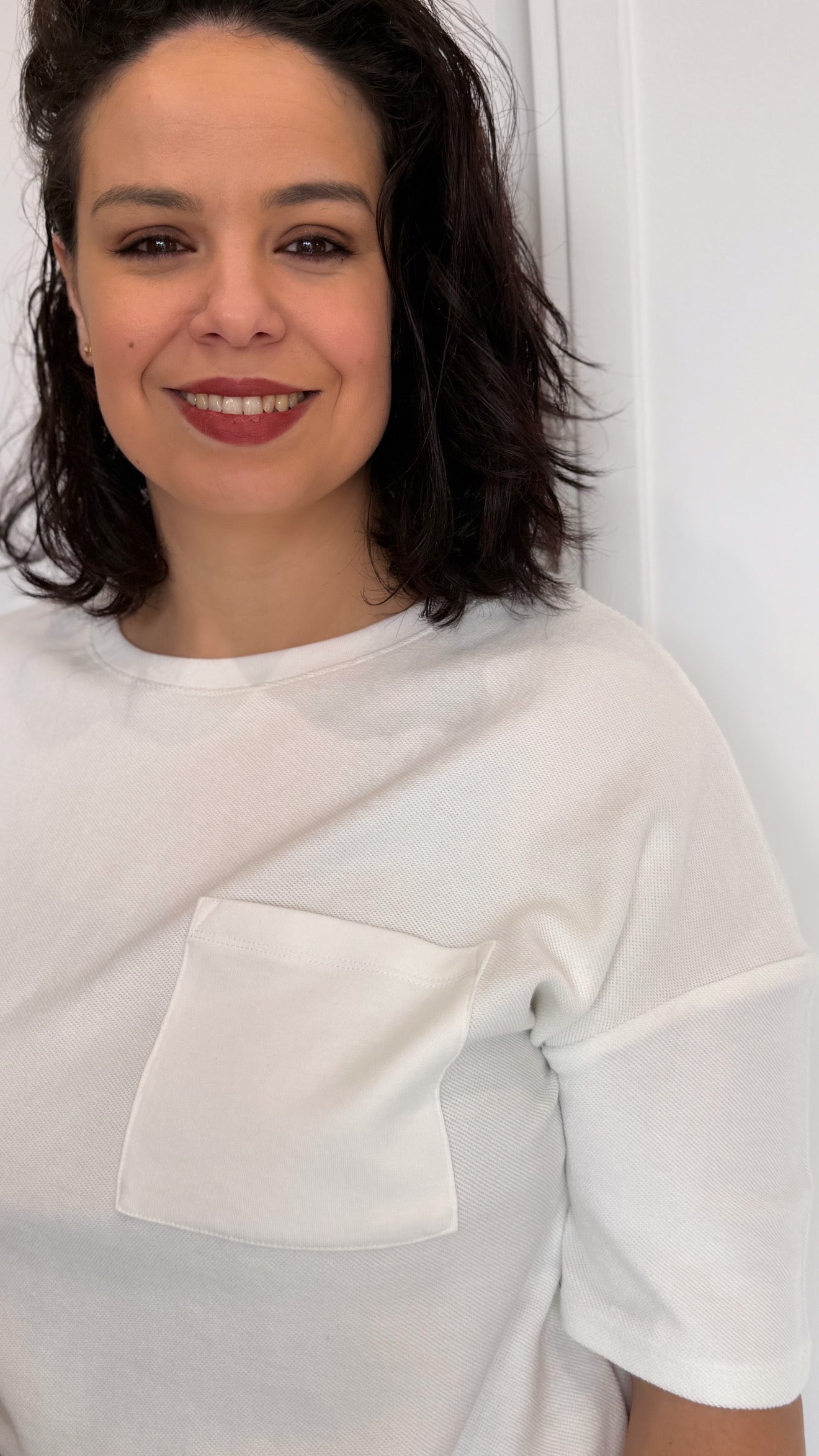 T-SHIRT SELINE BLANC