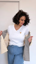 T-SHIRT LOLA BLANC