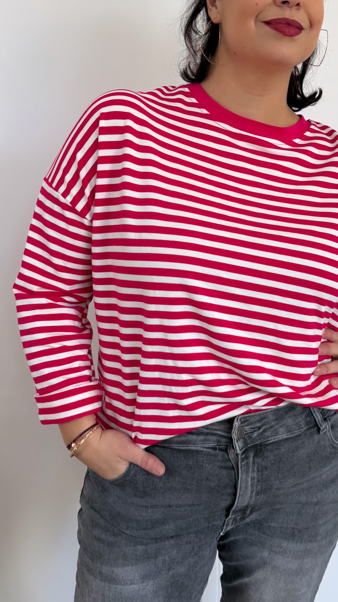 T-SHIRT MARIA  RAYÉ ROSE