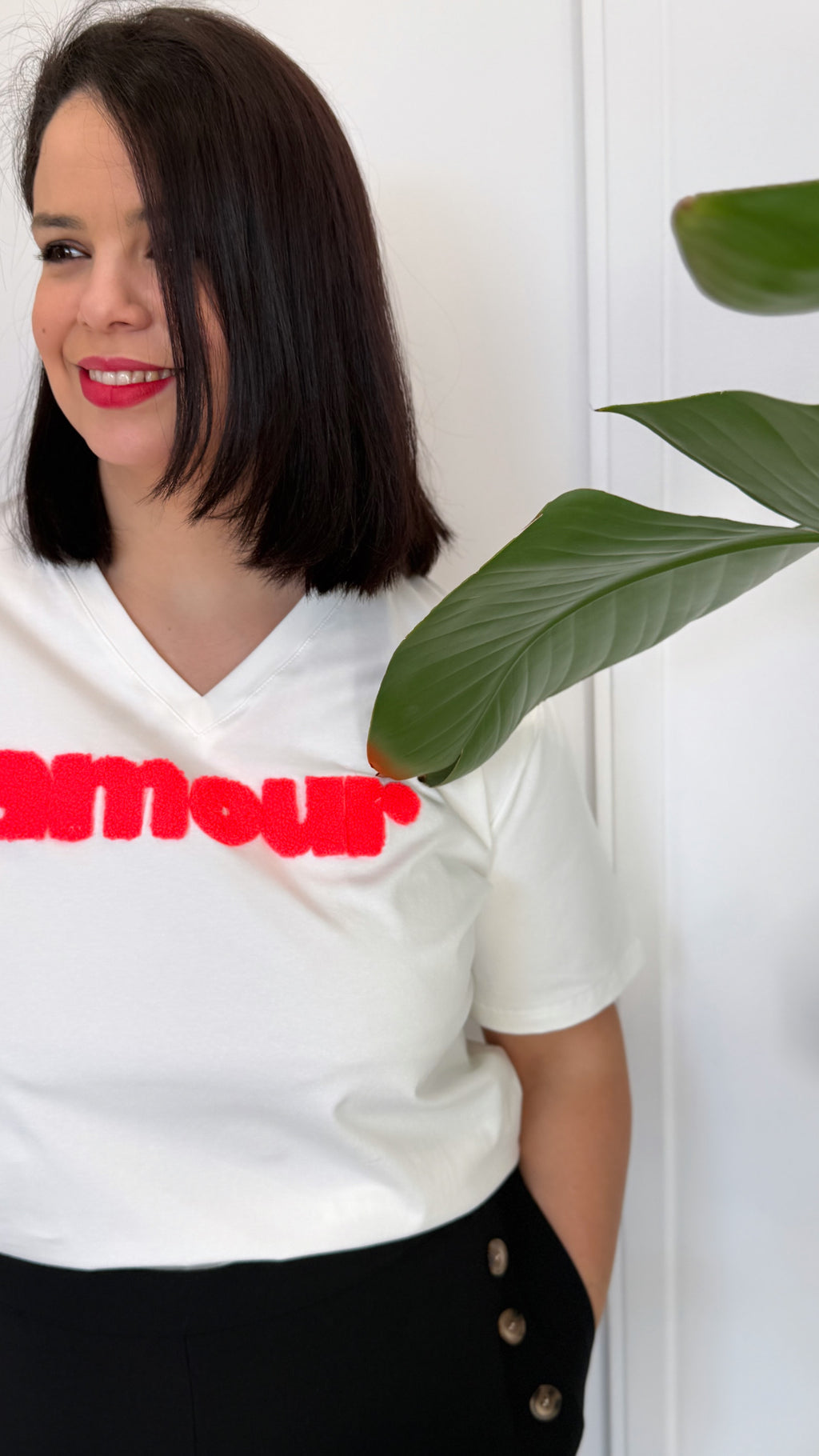 T-SHIRT AMOUR ROSE