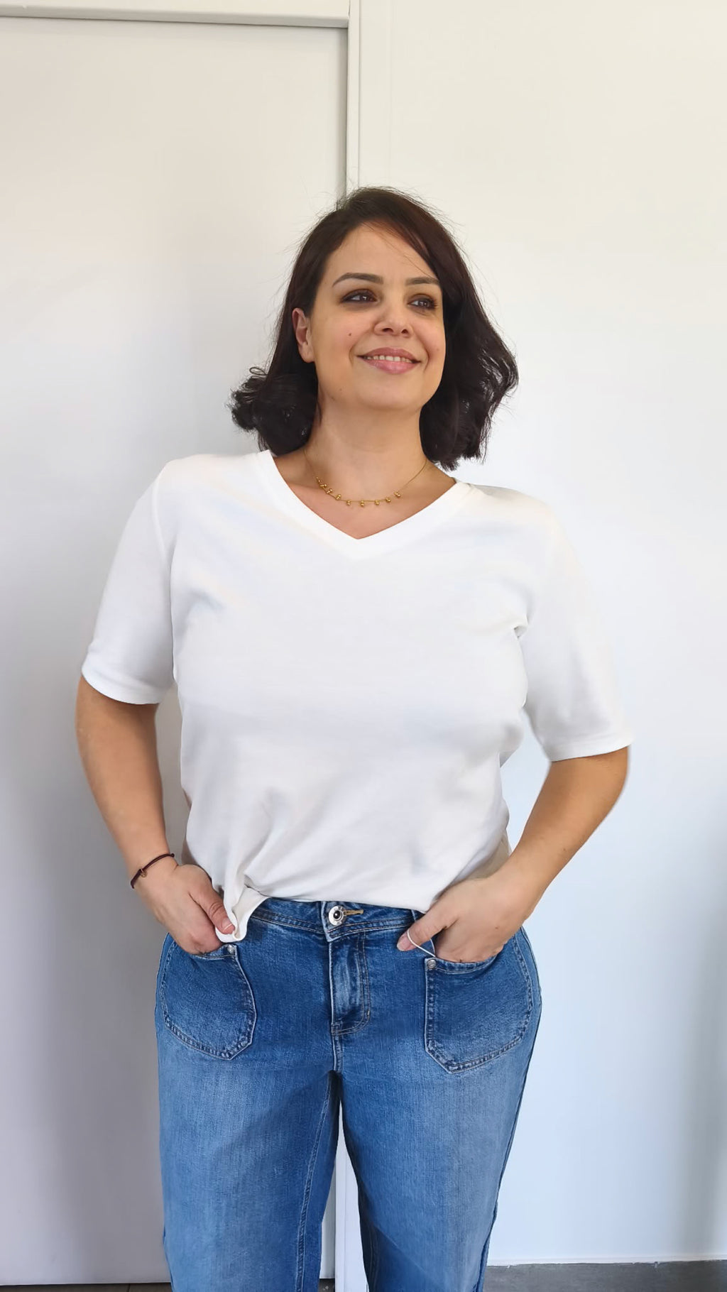 T-SHIRT MAYA BLANC