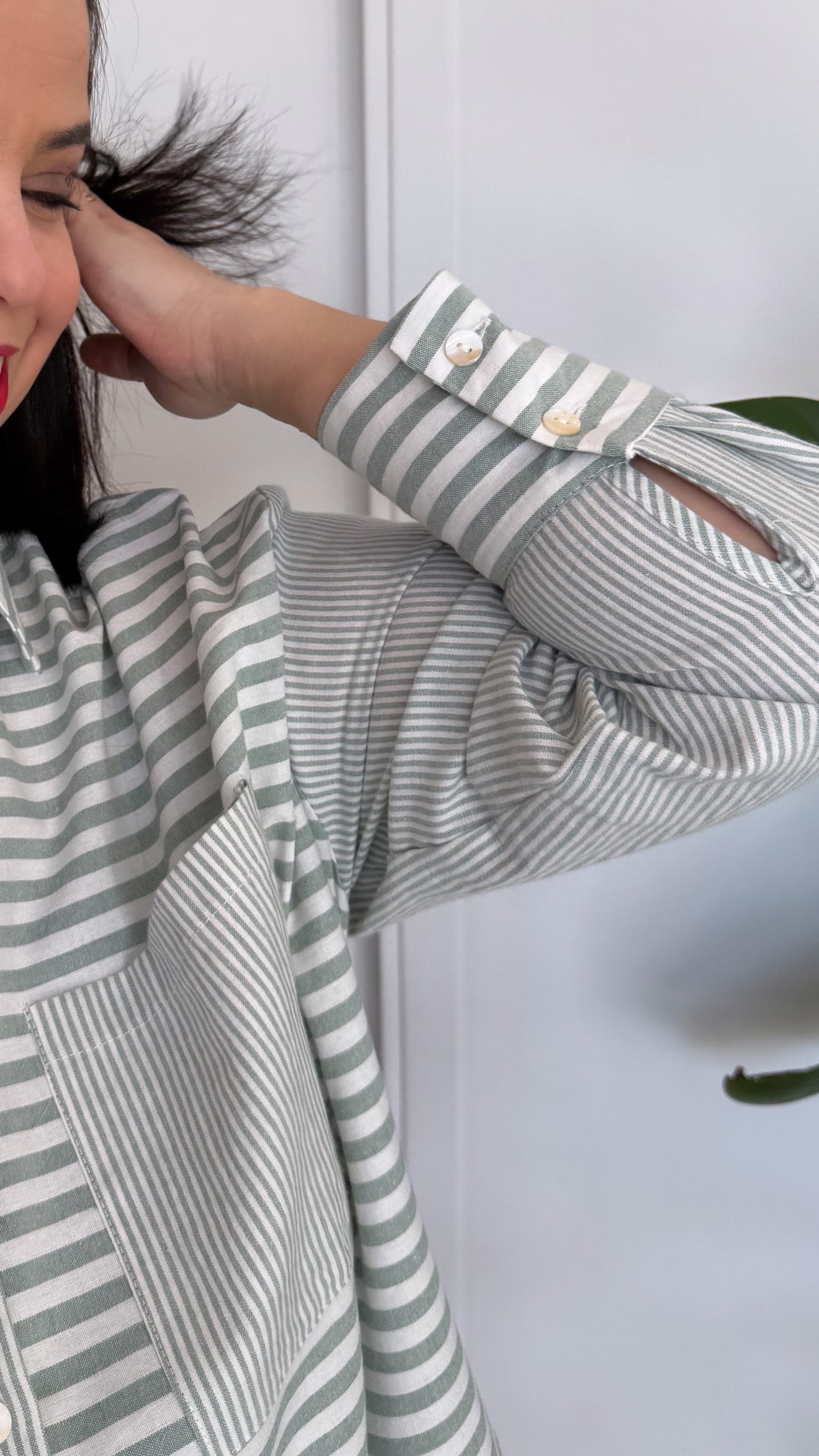 CHEMISE ANASTASIA VERT D'EAU