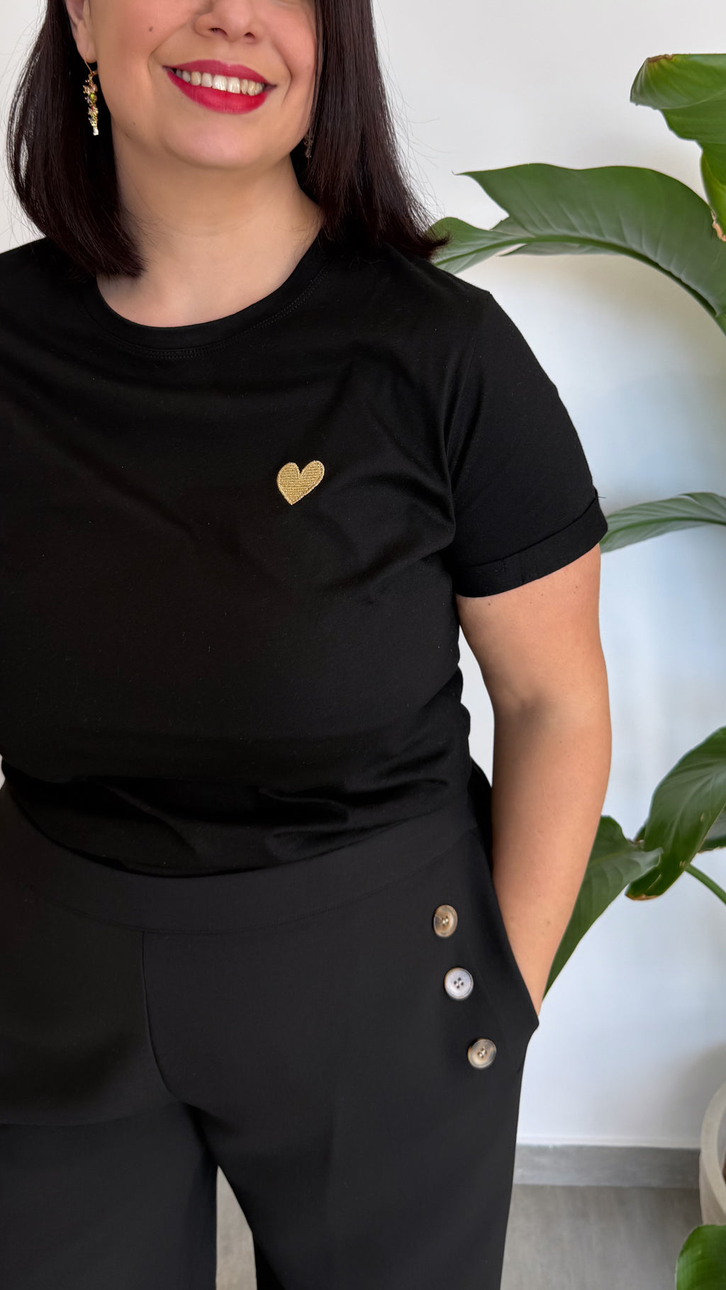 T-SHIRT EMA NOIR