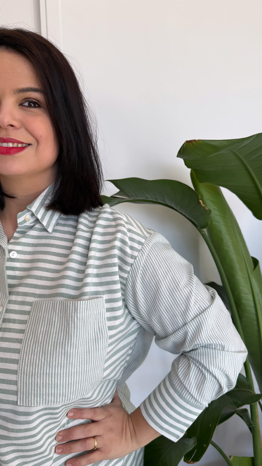 CHEMISE ANASTASIA VERT D'EAU