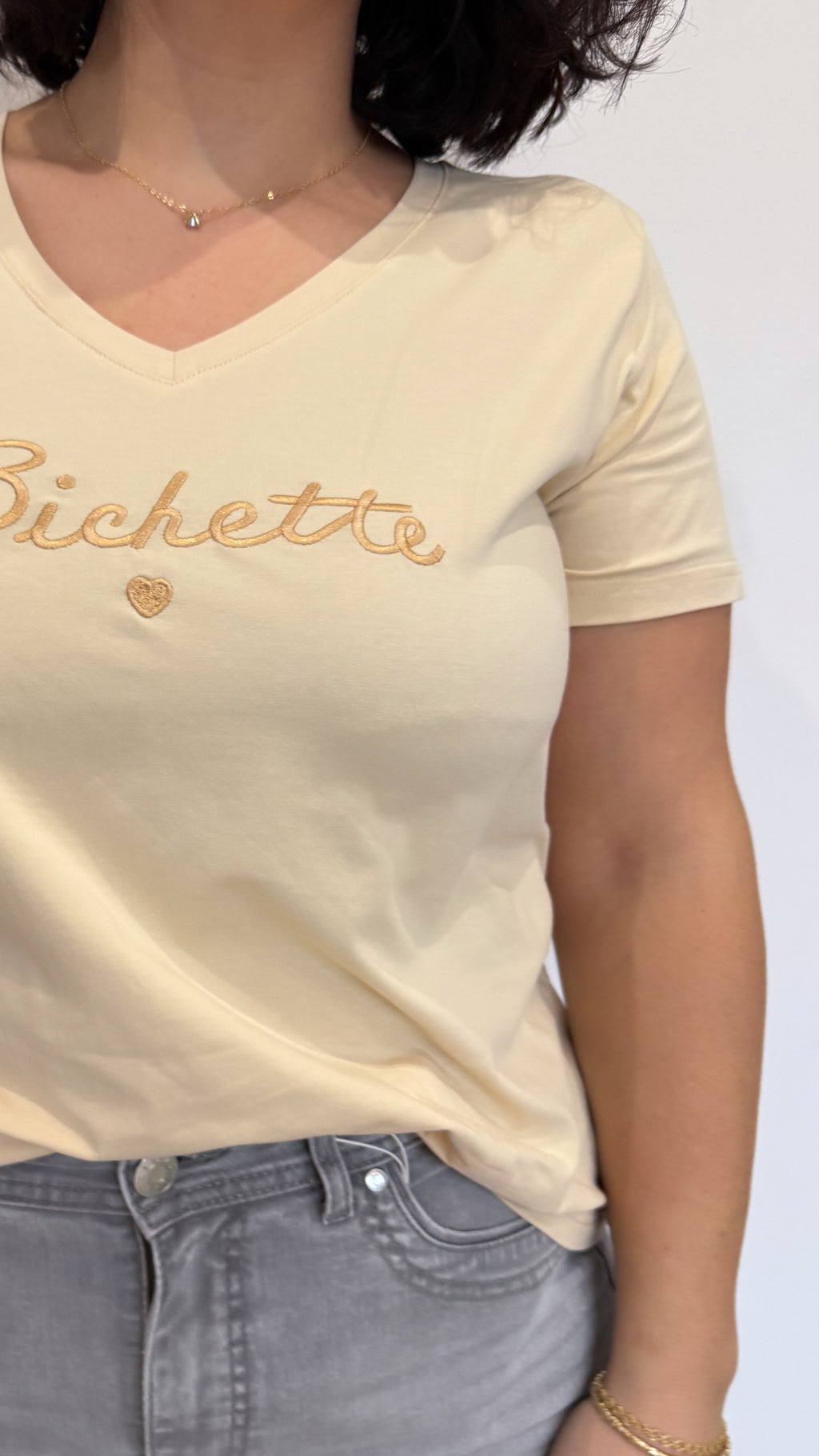 T-SHIRT BICHETTE BEIGE