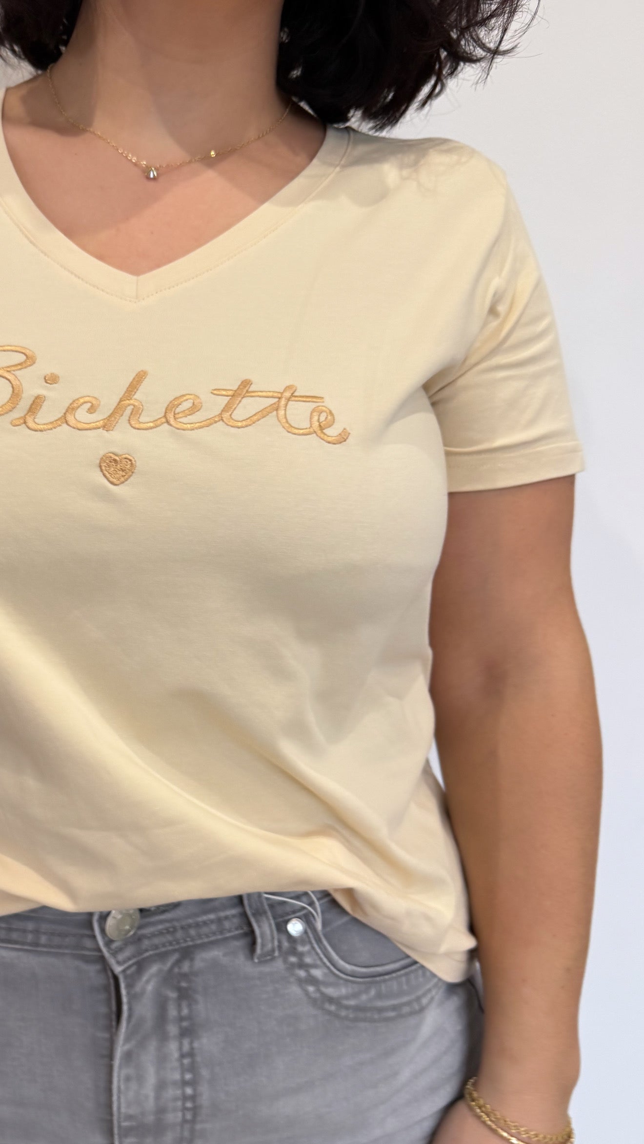T-SHIRT BICHETTE BEIGE