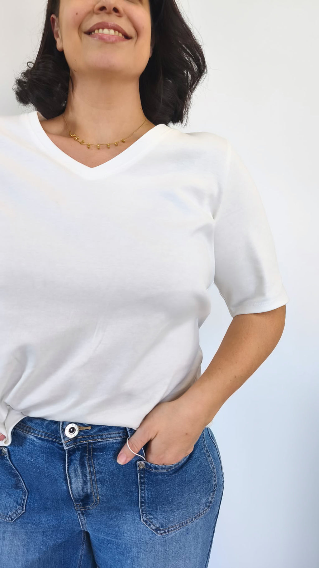 T-SHIRT MAYA BLANC
