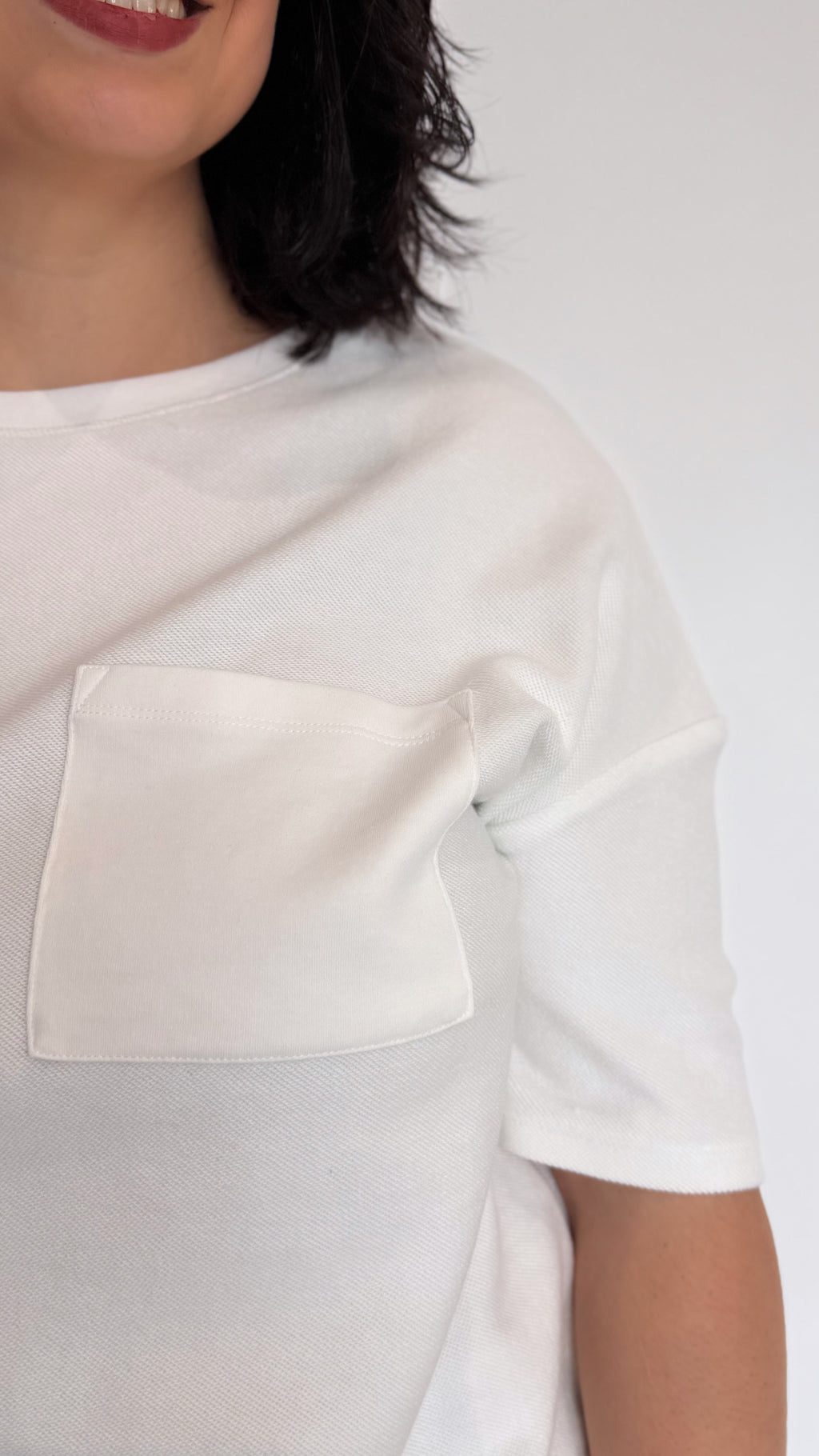 T-SHIRT SELINE BLANC