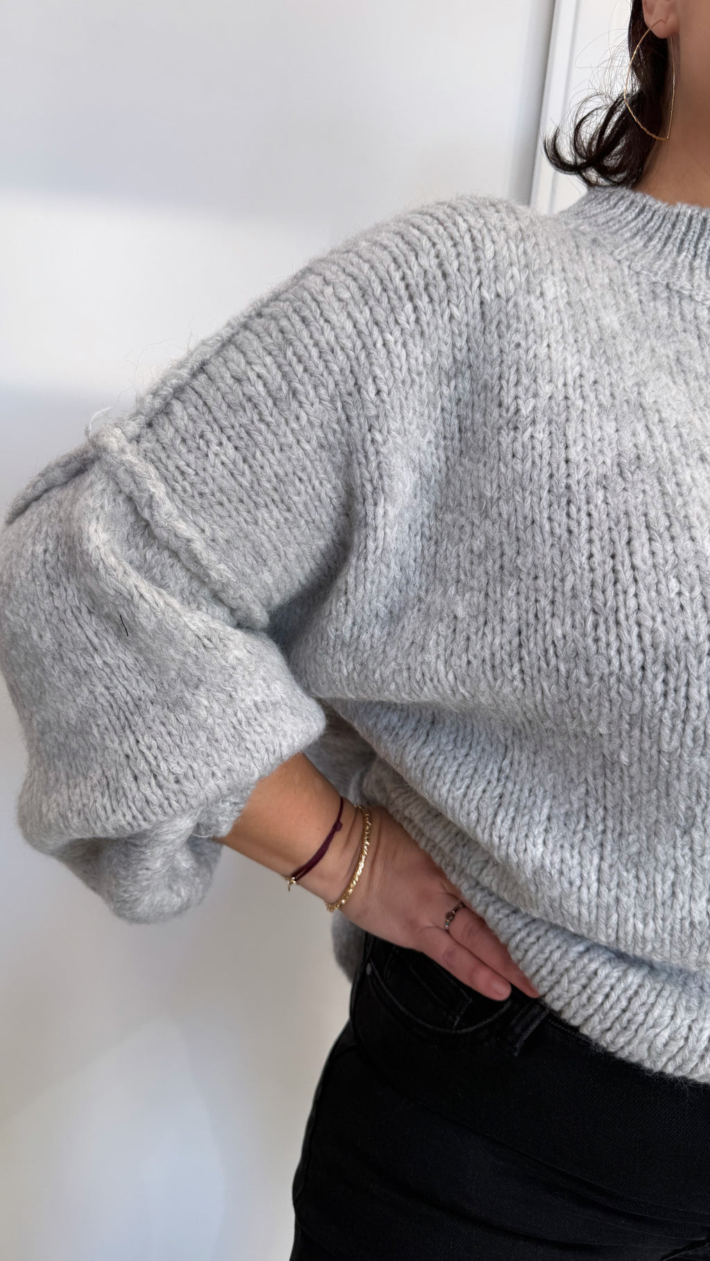 PULL BERRY GRIS