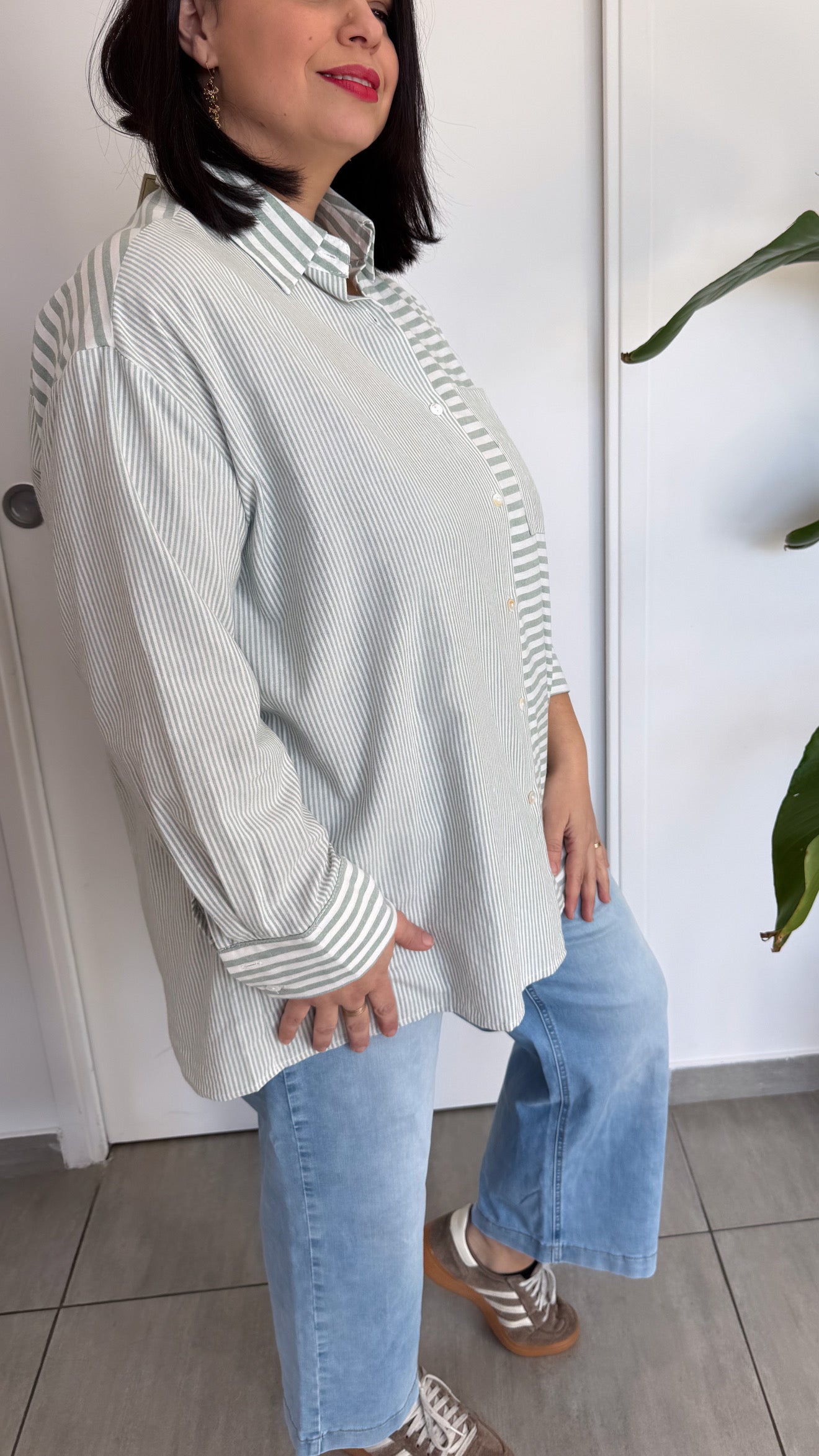 CHEMISE ANASTASIA VERT D'EAU