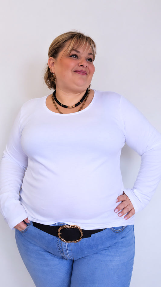 T-SHIRT PIA BLANC