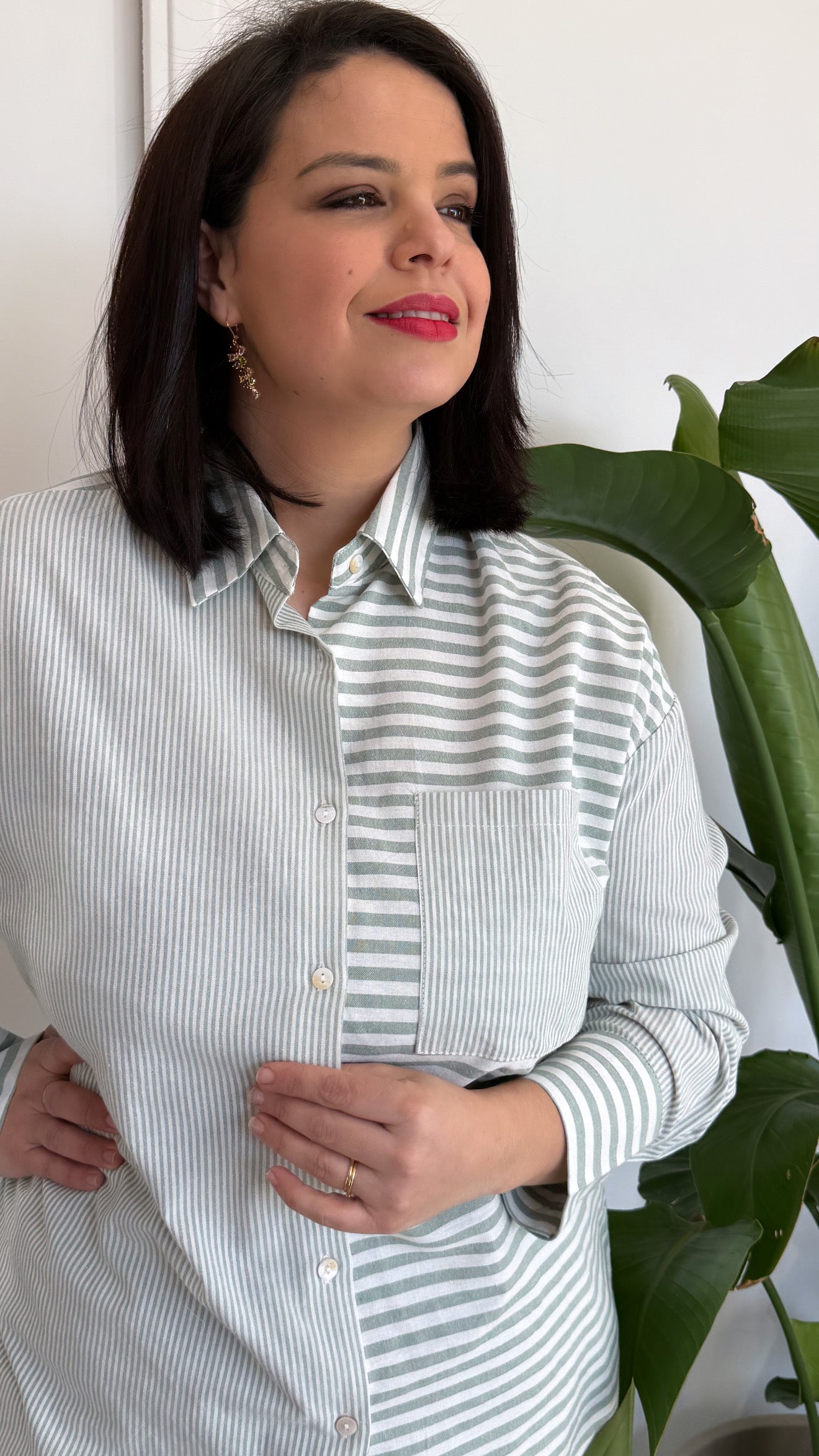 CHEMISE ANASTASIA VERT D'EAU
