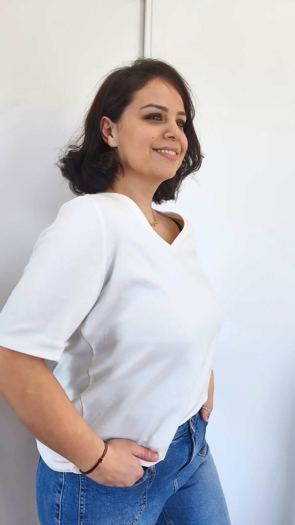 T-SHIRT MAYA BLANC