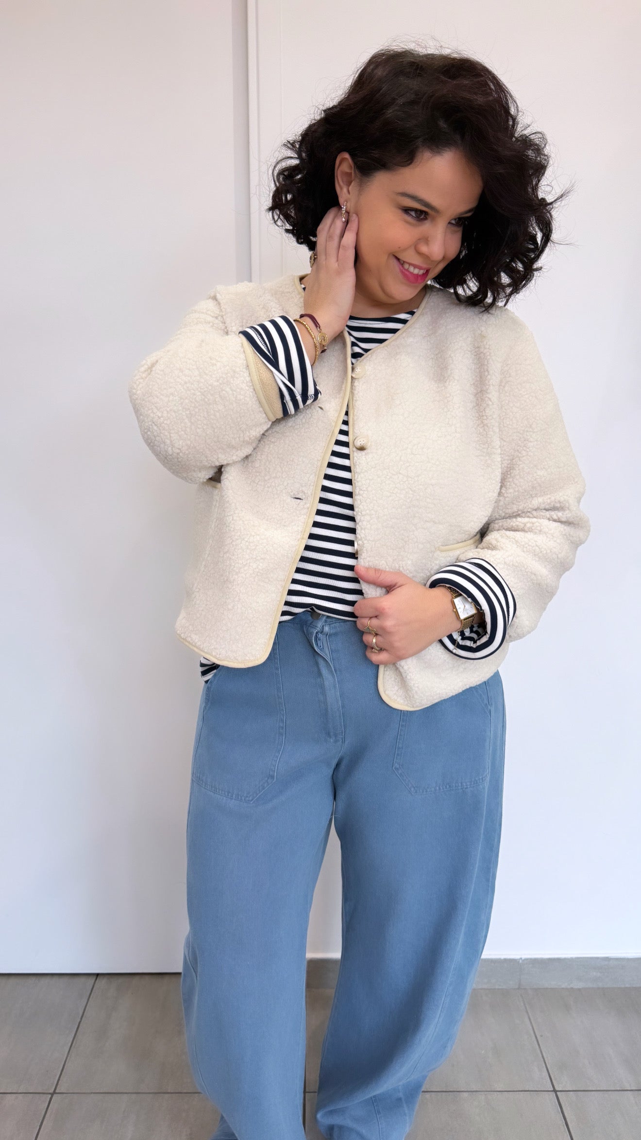 VESTE ANOUK ÉCRUE