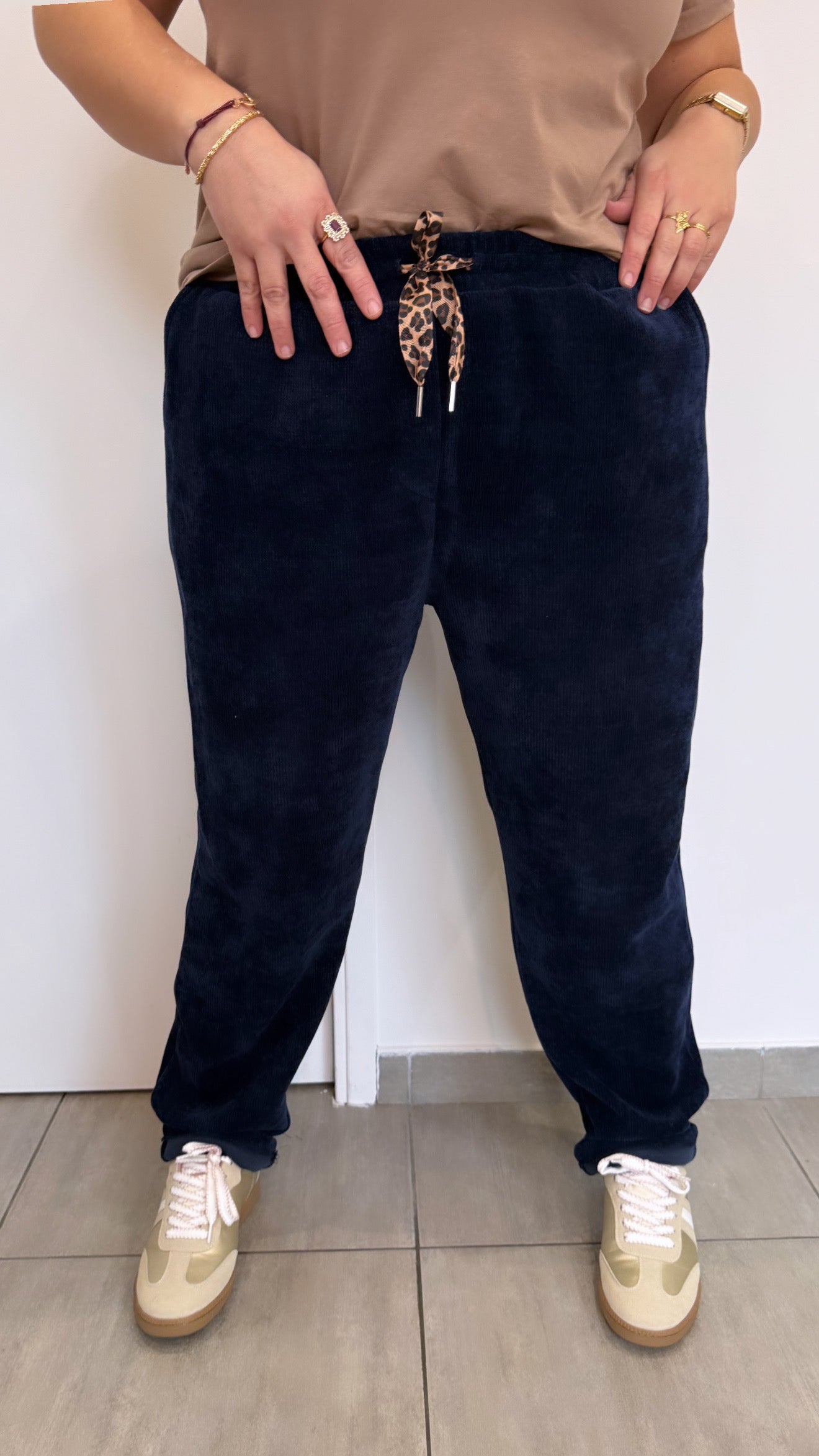 PANTALON SIDONIE MARINE