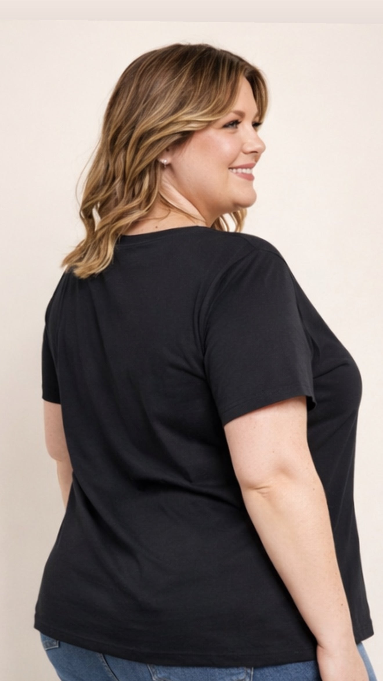 T-SHIRT SMILE NOIR