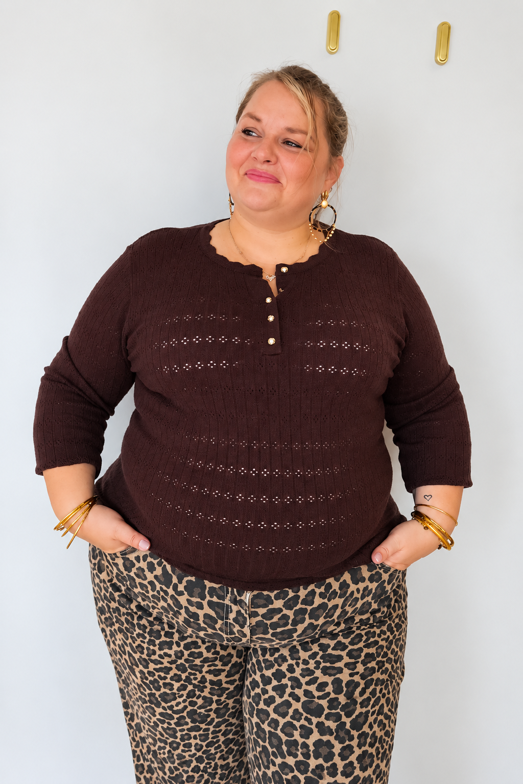 PULL ANAÉ MARRON