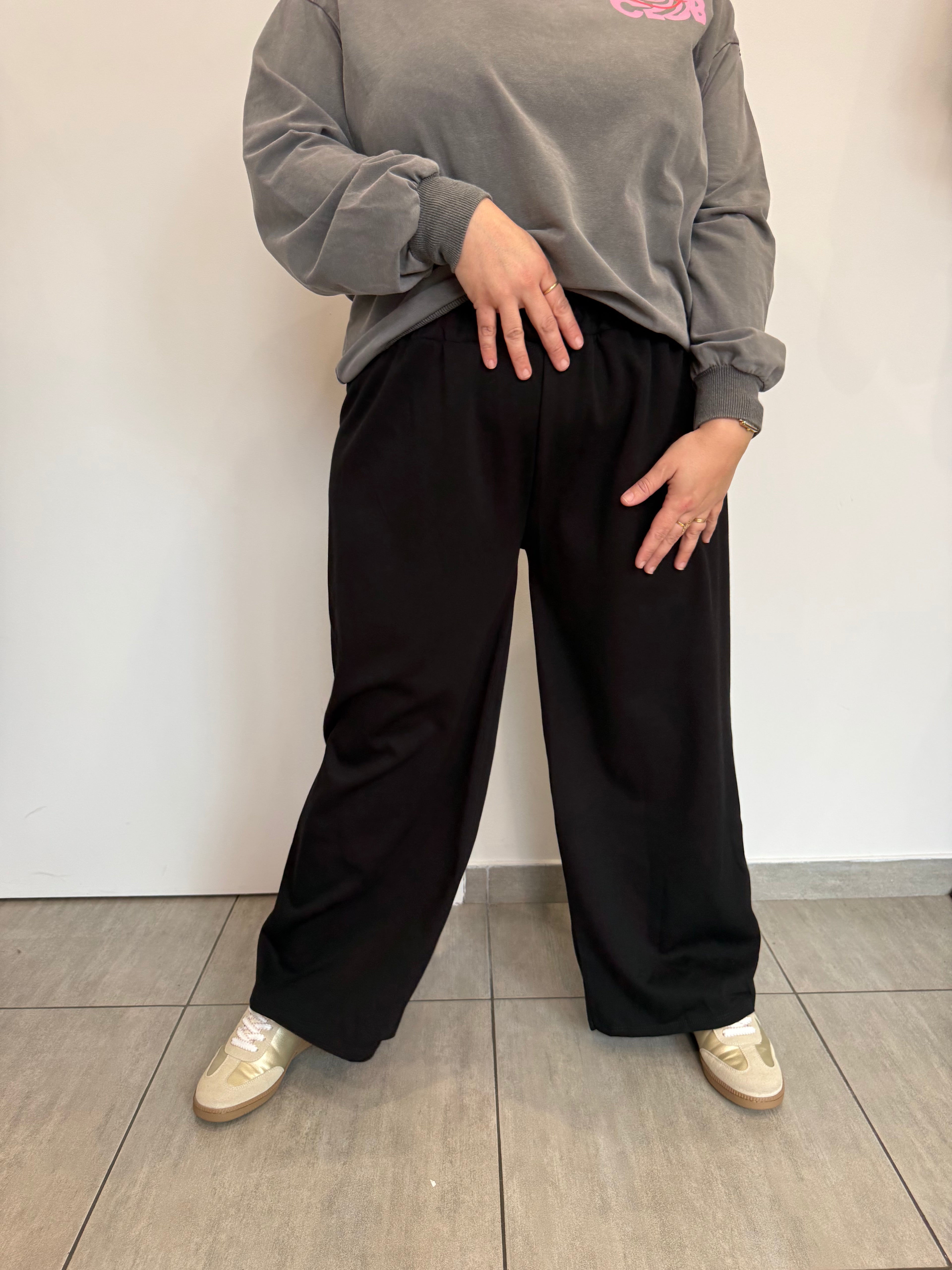 PANTALON ZACK FLUIDE NOIR