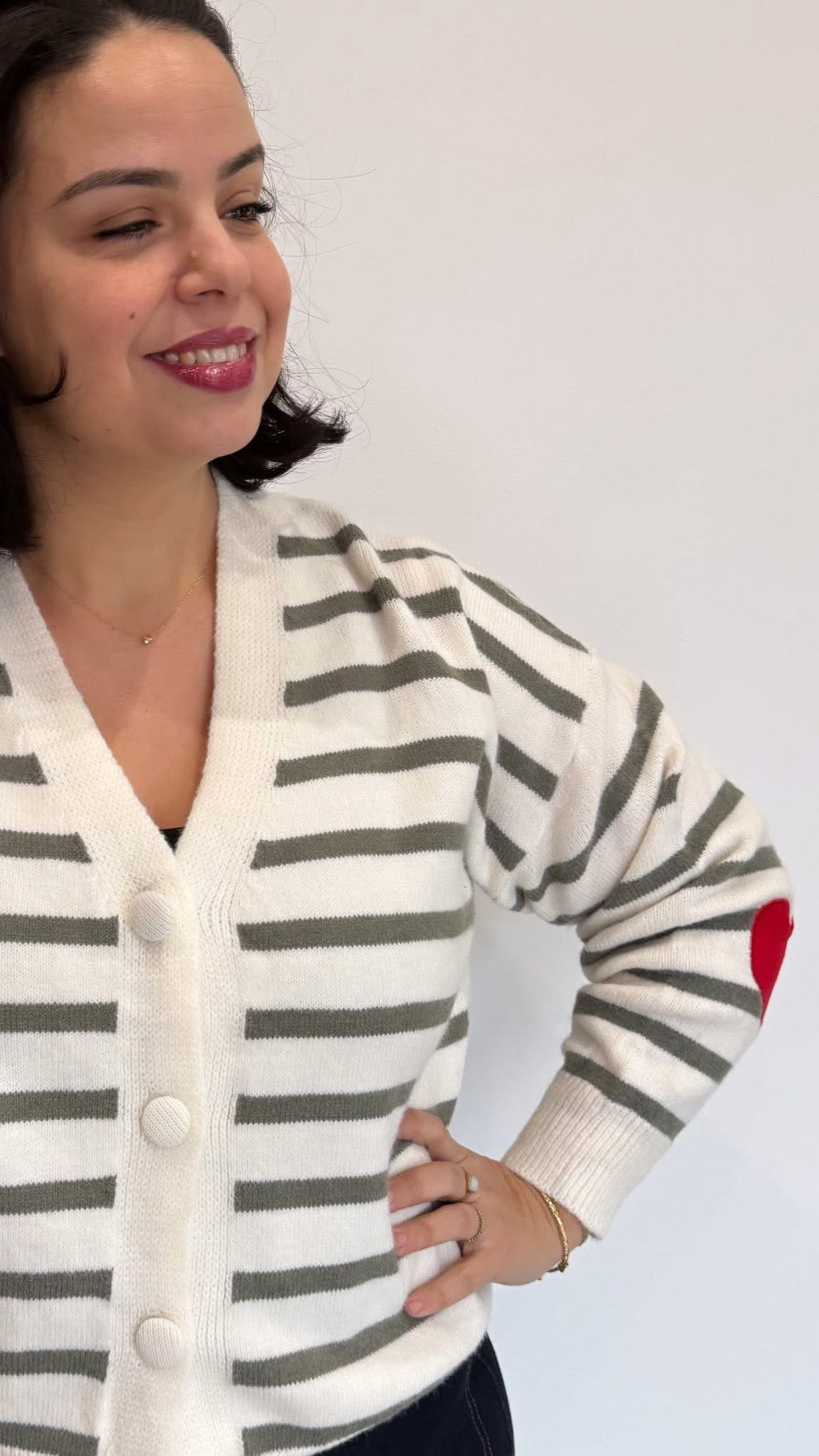 GILET CAMILLE RAYÉ