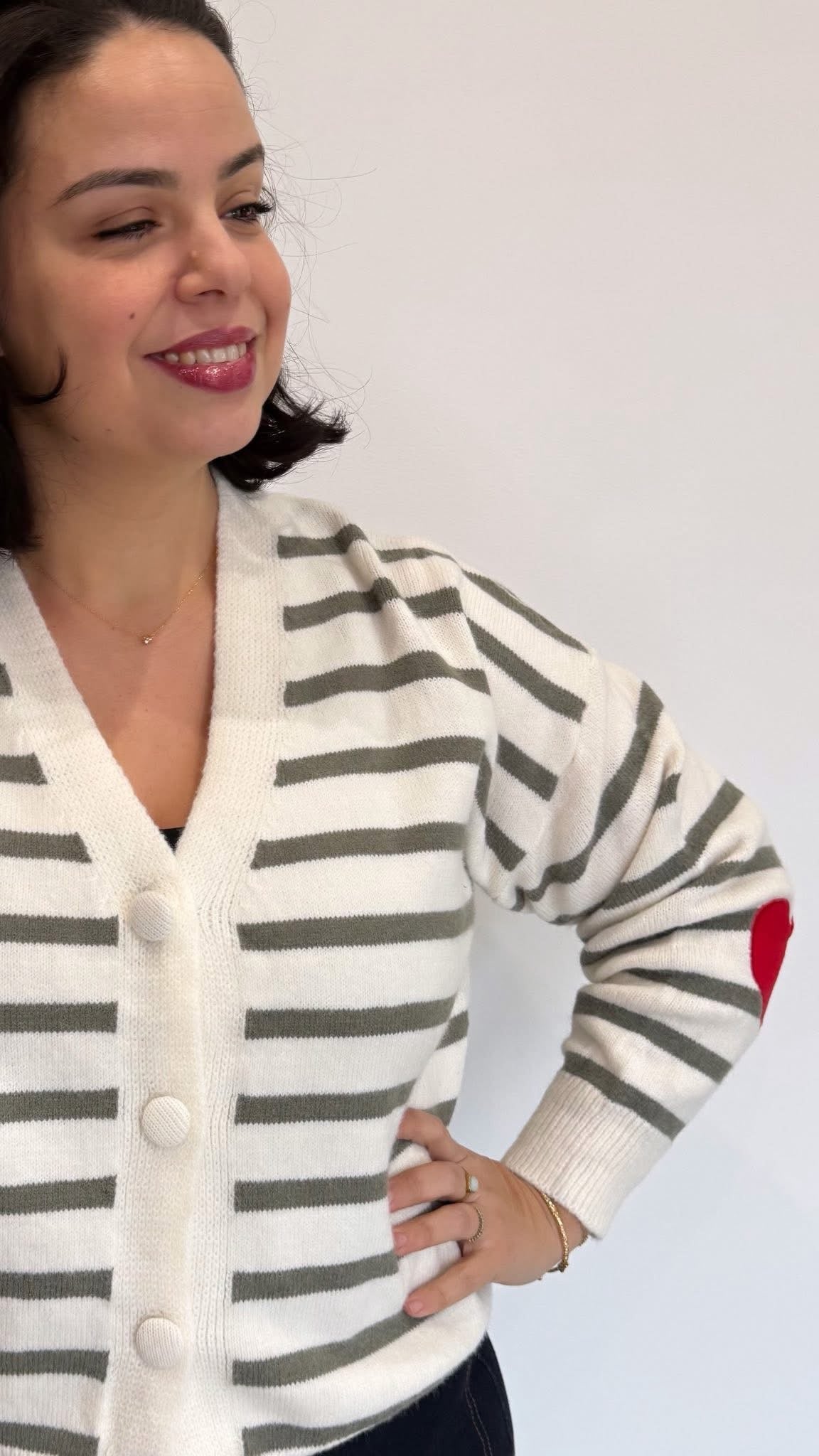 GILET CAMILLE RAYÉ