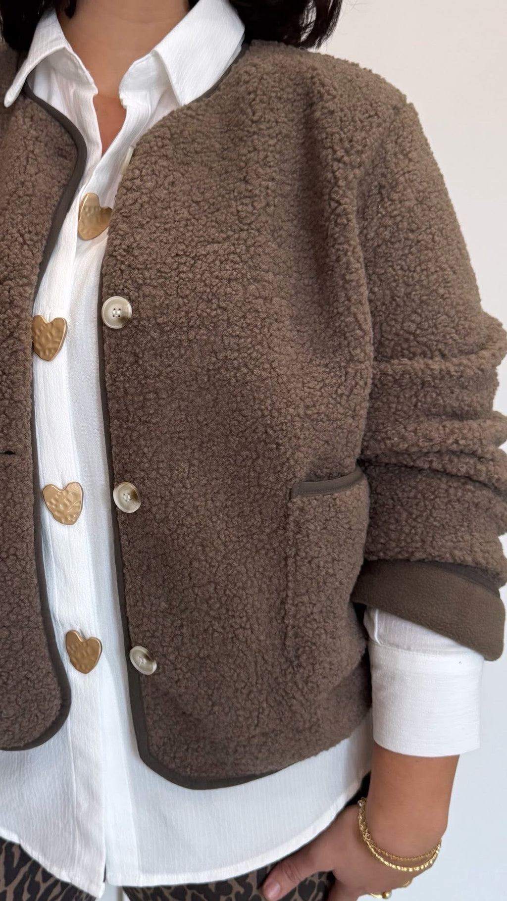 VESTE ANOUK TAUPE