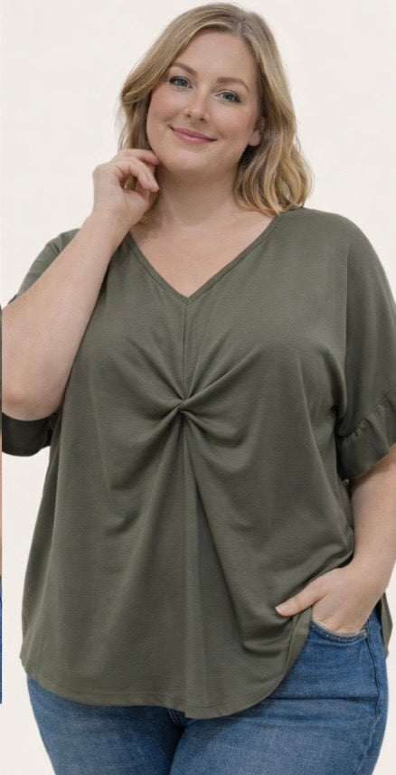T-SHIRT LUCIE KAKI