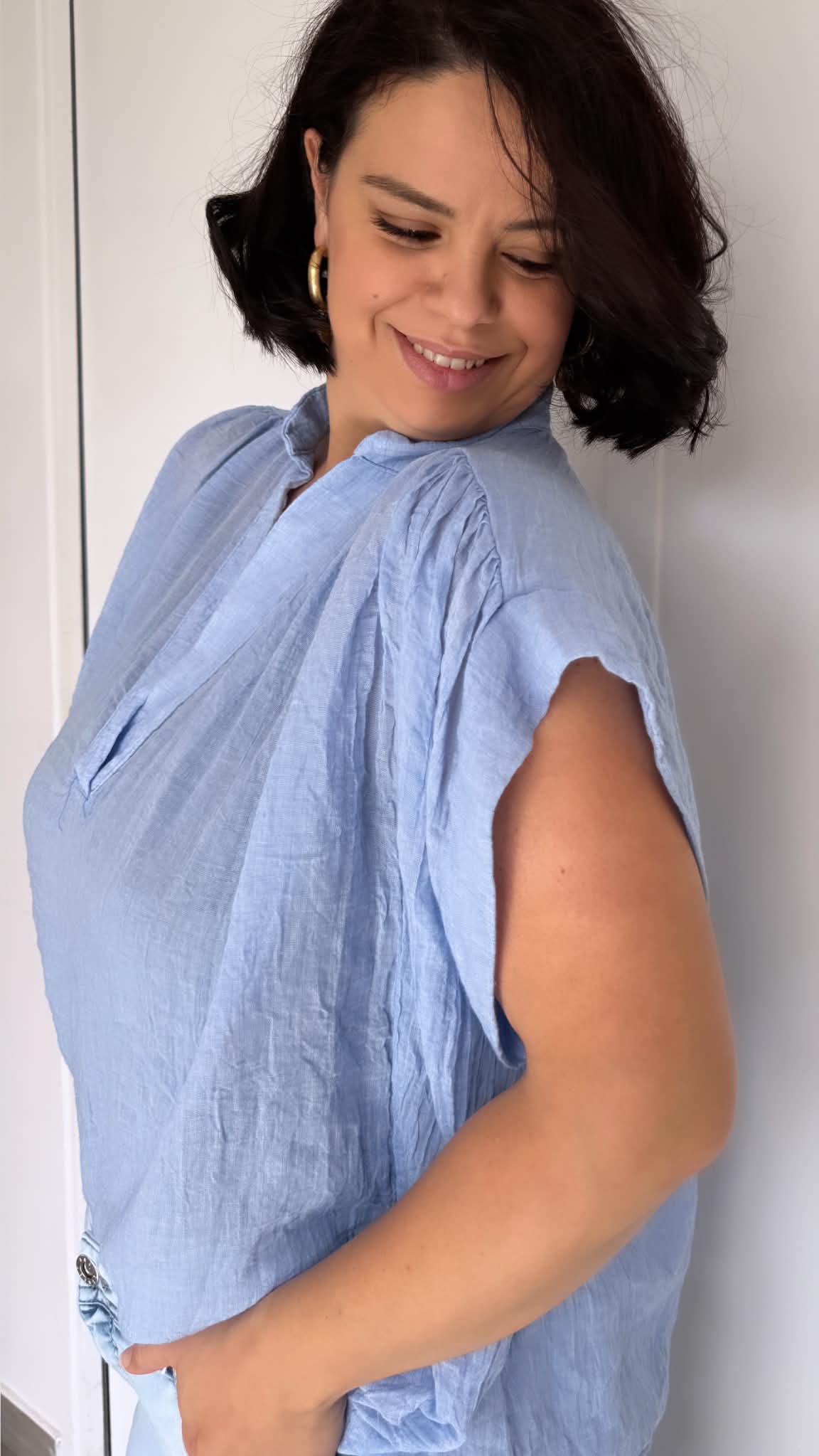 BLOUSE LOHAN BLEU