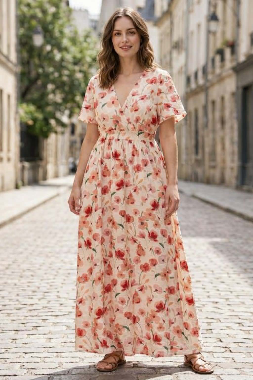 ROBE COQUELICOT