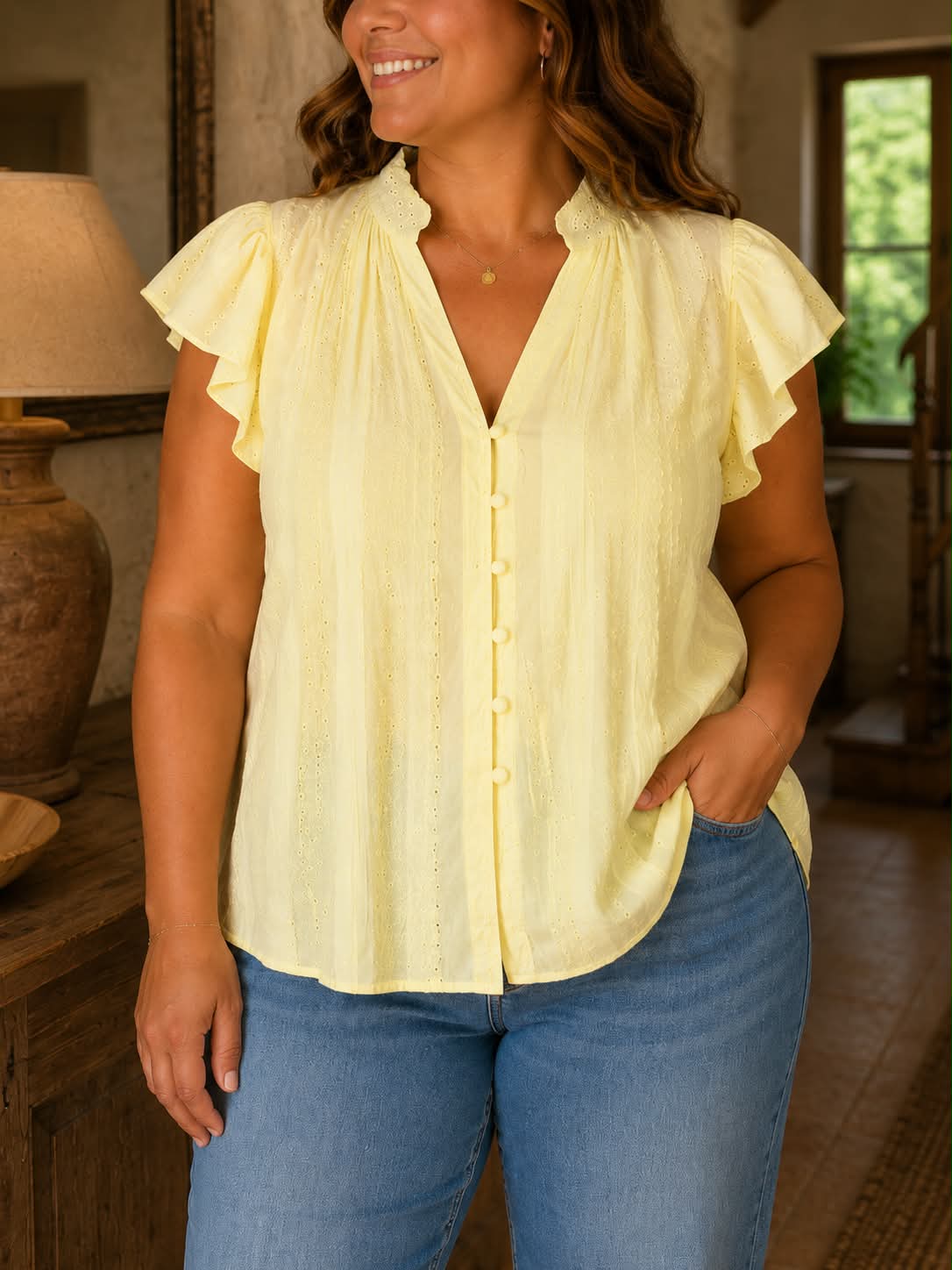BLOUSE ELIE JAUNE