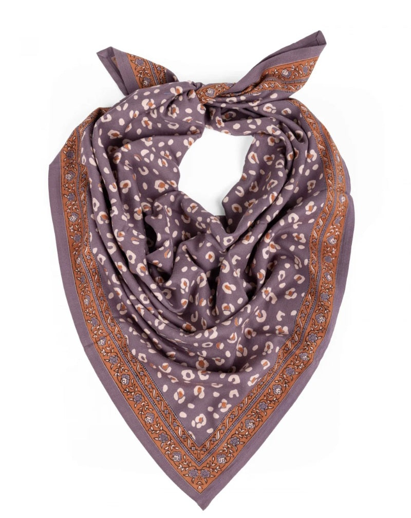 FOULARD LEOPARD BENGAL SUREAU