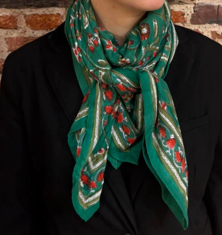 FOULARD ADULTE TAHNE VERT