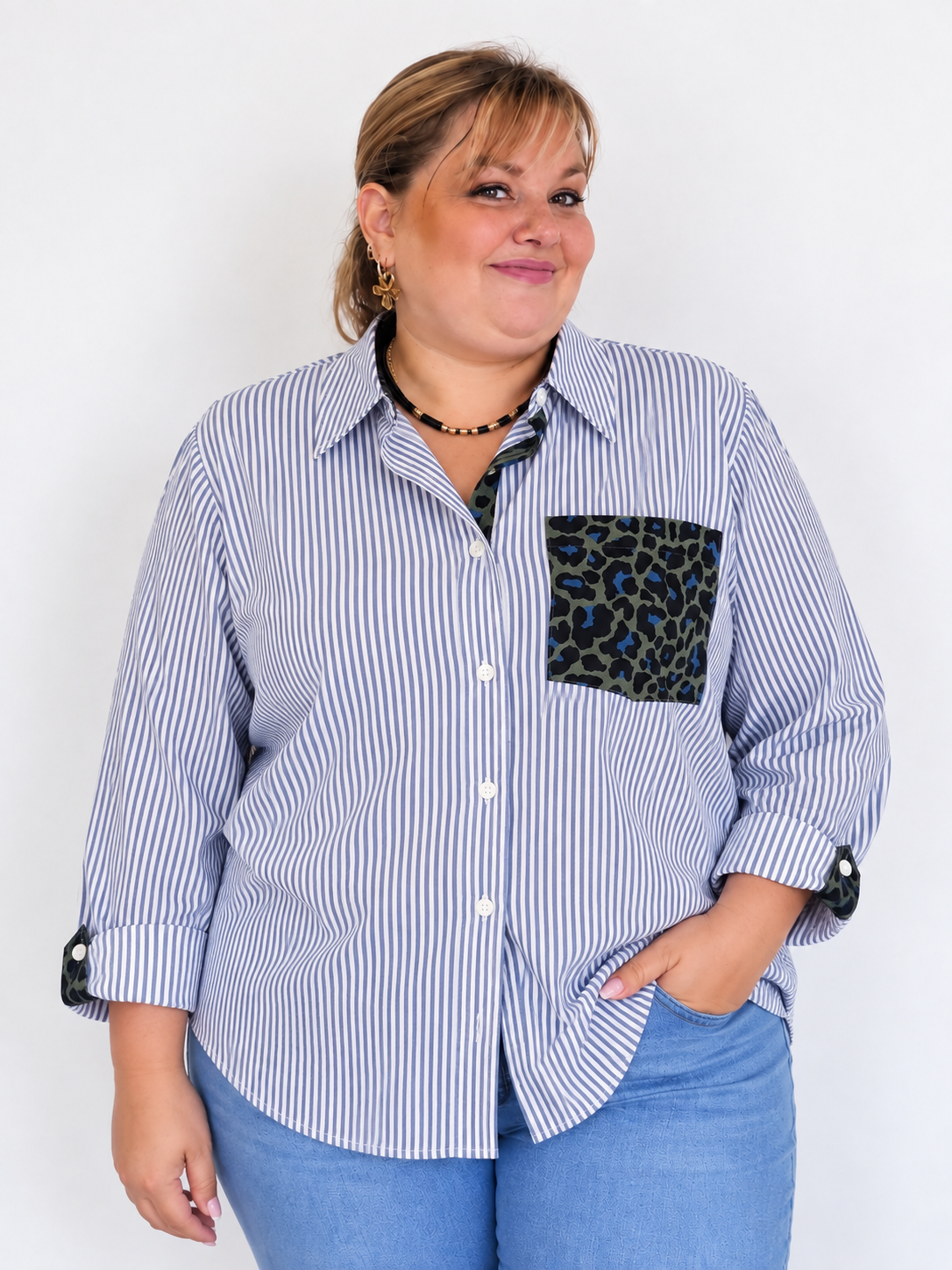 CHEMISE KILA BLEU