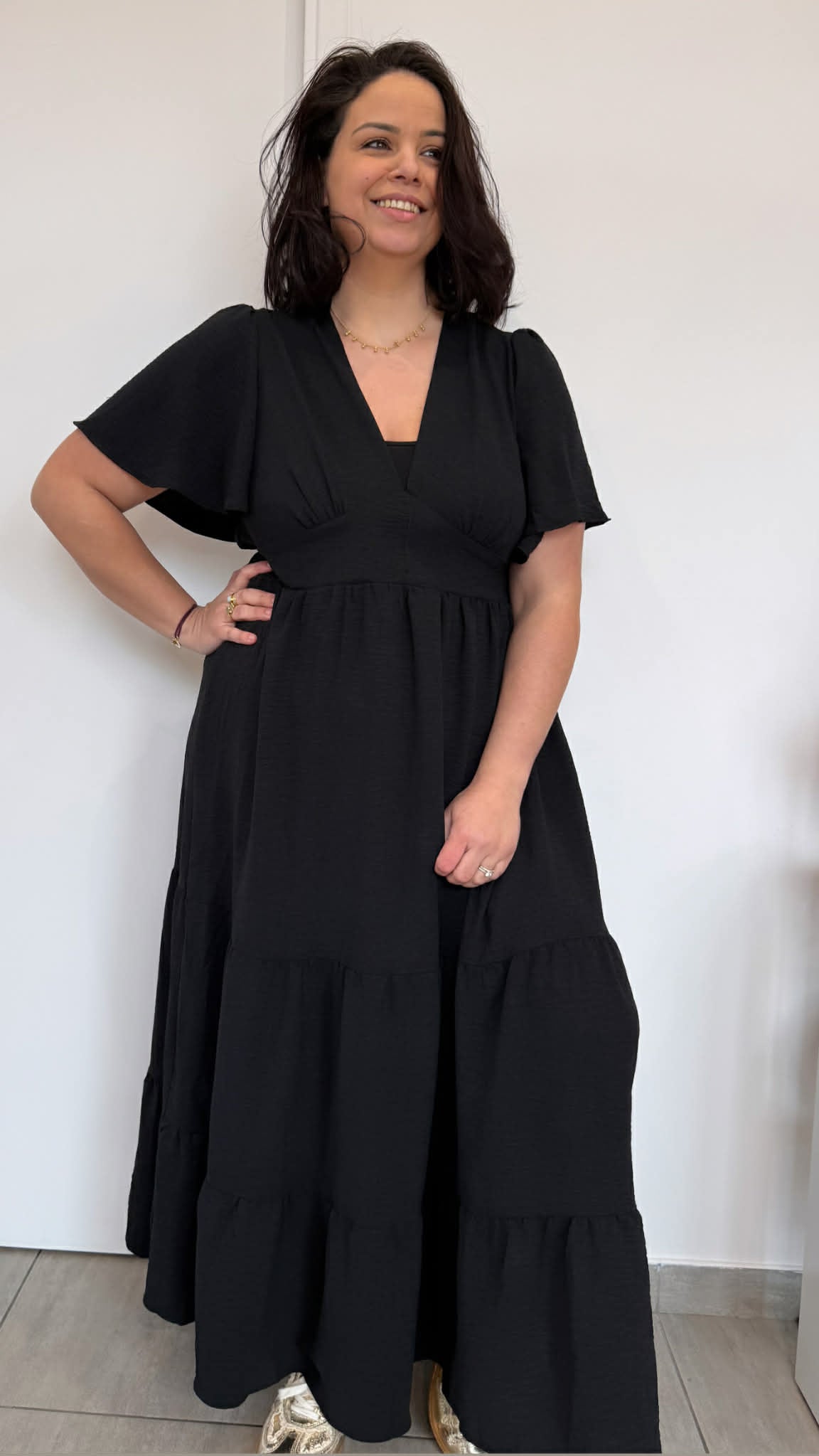 ROBE LONGUE INÈS NOIRE