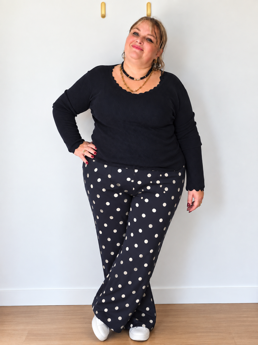 PANTALON POPIE MARINE