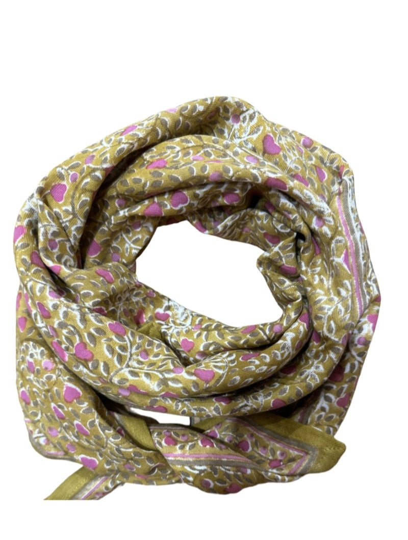 FOULARD LOVE BRONZE