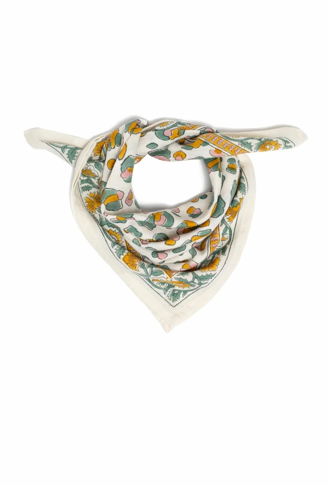 FOULARD PM ROSA LEOPARD SAUGE