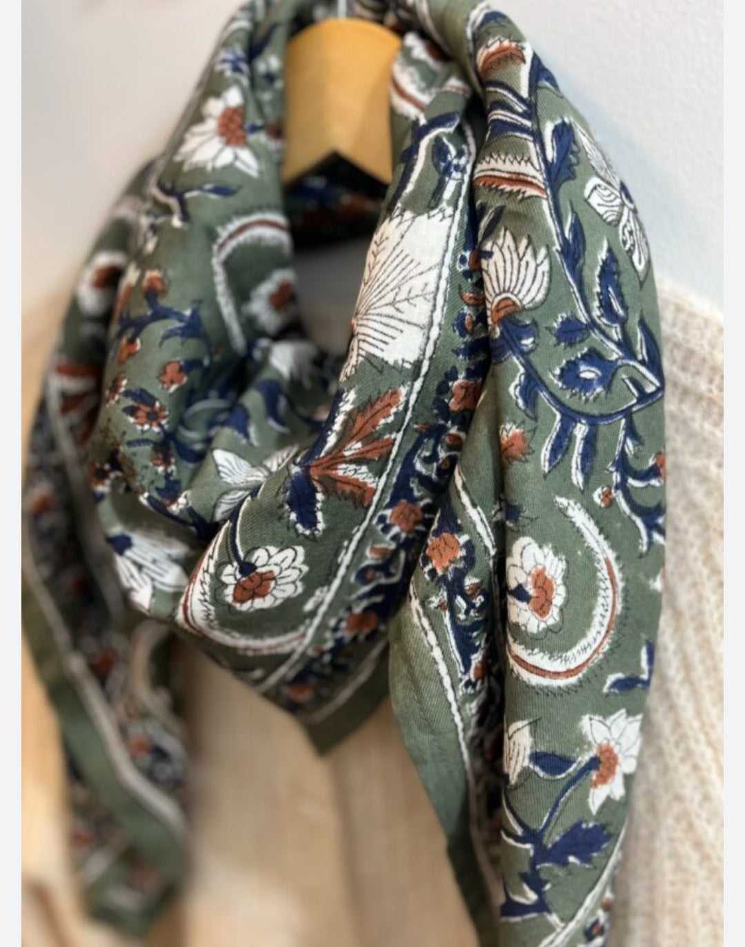 FOULARD ADULTE, DHELI CELADON