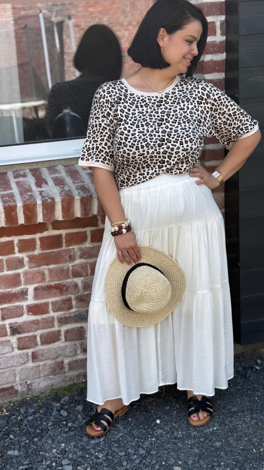 JUPE ROSANE BEIGE