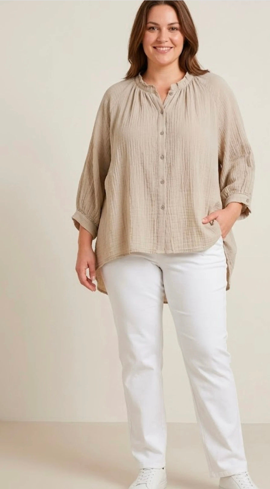 CHEMISE PETRA BEIGE