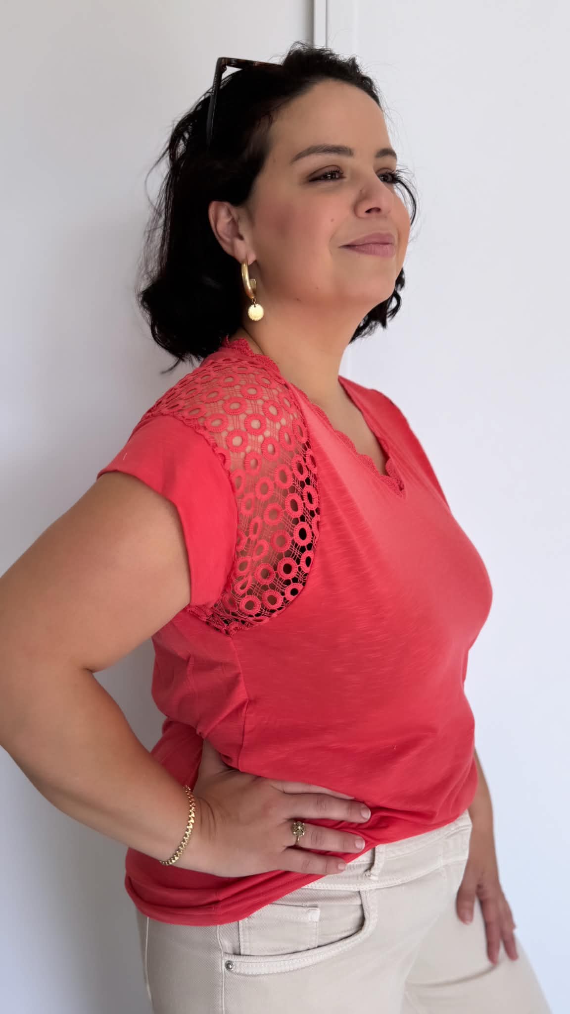 T-SHIRT ZELYA CORAIL